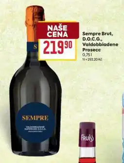 Billa Sempre Brut, D.O.C.G., Valdobbiadene Prosecco nabídka