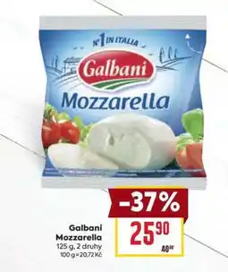 Billa Galbani mozzarella nabídka