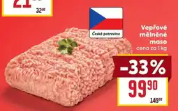 Billa Vepřové mleté maso nabídka
