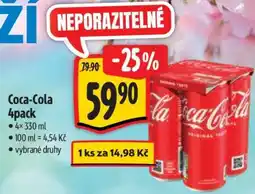 Albert Coca-Cola 4pack nabídka