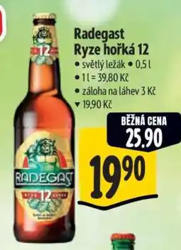 Albert RADEGAST RYZÍ HOŘKÁ 12 nabídka