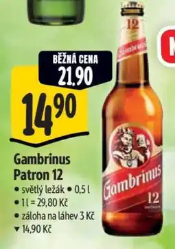 Albert Gambrinus Patron 12 nabídka