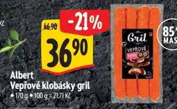 Albert Albert Vepřové klobásky gril nabídka
