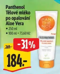 Albert Panthenol Tělové mléko po opalování aloe vera nabídka