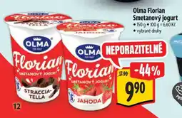 Albert Olma Florian smetanový jogurt nabídka