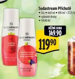 Albert Sodastream Příchutě nabídka