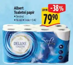 Albert Albert Toaletní papír nabídka
