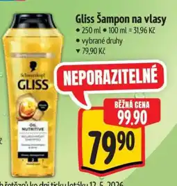 Albert Gliss Šampon na vlasy nabídka