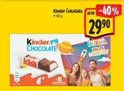 Albert Kinder čokoláda nabídka