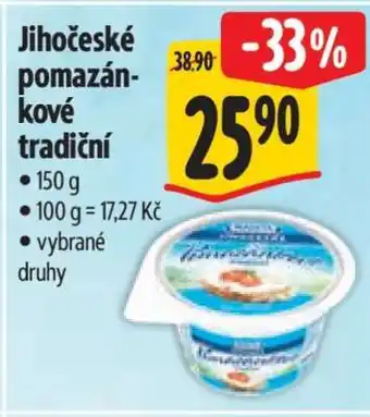 Albert Jihočeské Pomazánkové tradiční nabídka