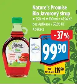 Albert Nature’s Promise Bio Javorový sirup nabídka