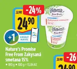 Albert Nature's Promise Free From Zakysaná smetana 15% nabídka
