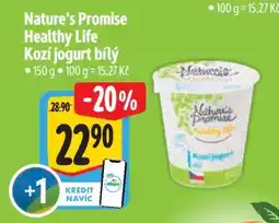 Albert Nature’s Promise Healthy life Kozí jogurt bílý nabídka