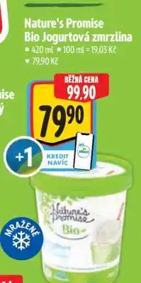 Albert Nature's Promise Bio Jogurtová zmrzlina nabídka
