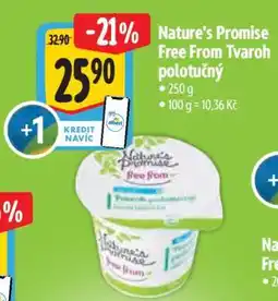 Albert Nature’s Promise Free from Tvaroh polotučný nabídka