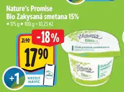 Albert Nature’s Promise Bio Zakysaná smetana 15% nabídka