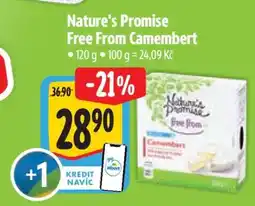 Albert Nature’s Promise Free from Camembert nabídka