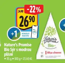 Albert Nature’s Promise Bio Sýr s modrou plísní nabídka
