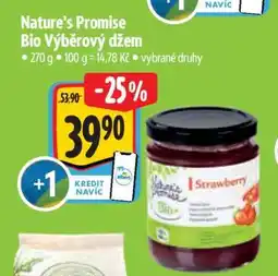 Albert Nature’s Promise Bio Výběrový džem nabídka