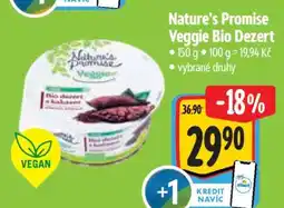 Albert Nature’s Promise Veggie Bio Dezert nabídka