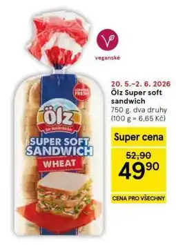 Tesco ÖLZ Super Soft Sandwich nabídka