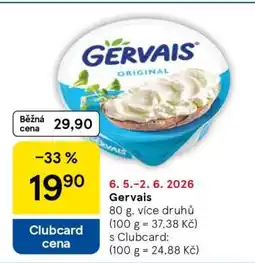 Tesco Gervais nabídka