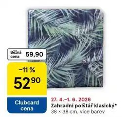 Tesco Zahradní polštář klasický nabídka