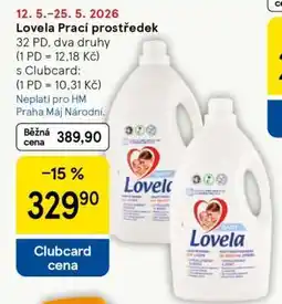 Tesco Lovela Prací prostředek nabídka