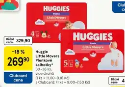 Tesco Huggie Little Movers Plenkové kalhotky nabídka