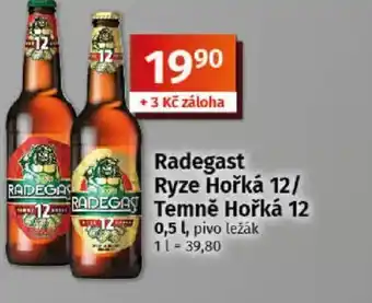 COOP TIP Radegast Ryze Hořká 12/ Temně Hořká 12 nabídka