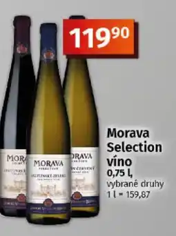COOP TIP Morava Selection víno nabídka