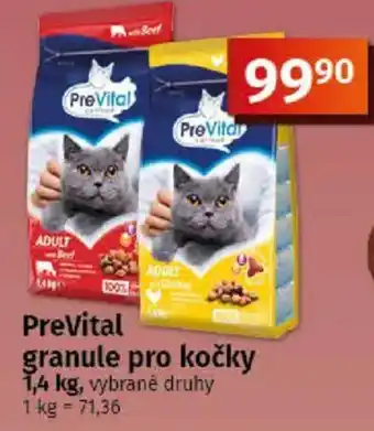 COOP TIP PreVital granule pro kočky nabídka