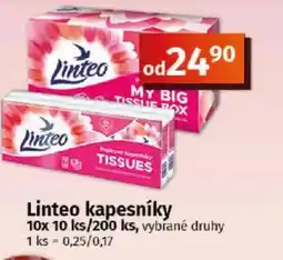 COOP TIP Linteo kapesníky nabídka