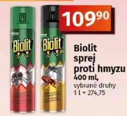 COOP TIP Biolit sprej proti hmyzu nabídka