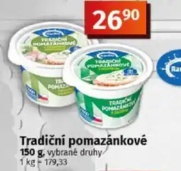 COOP TIP Ranko Tradiční pomazánkové nabídka