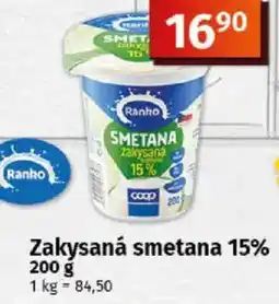 COOP TIP Ranko Zakysaná smetana 15% nabídka