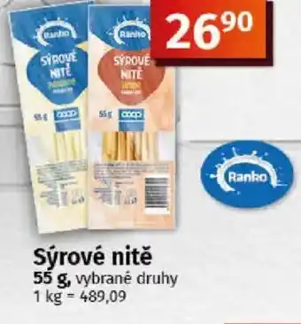 COOP TIP Ranko Sýrové nitě nabídka