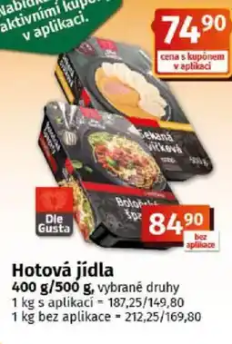 COOP TIP Hotová jídla nabídka