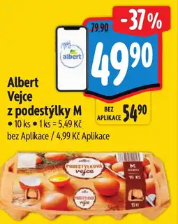 Albert Albert Vejce z podestýlky M nabídka