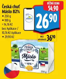 Albert Česká chuť Máslo 82% nabídka