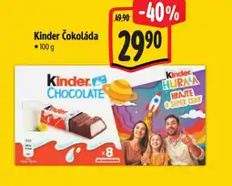 Albert Kinder Čokoláda nabídka