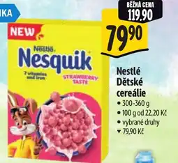 Albert Nestlé Dětské cereálie nabídka