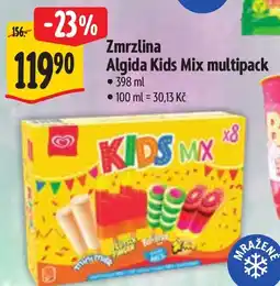 Albert Zmrzlina Algida Kids Mix multipack nabídka
