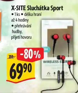 Albert X-SITE Sluchátka Sport nabídka