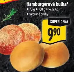 Albert Hamburgerová bulka nabídka