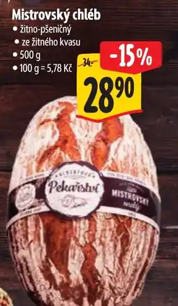 Albert Mistrovský chléb nabídka