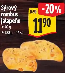 Albert Sýrový rombus jalapeño nabídka