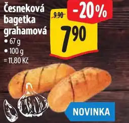 Albert Česneková bagetka grahamová nabídka