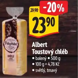 Albert Albert Toustový chléb nabídka