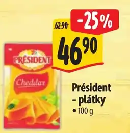 Albert Président - plátky nabídka